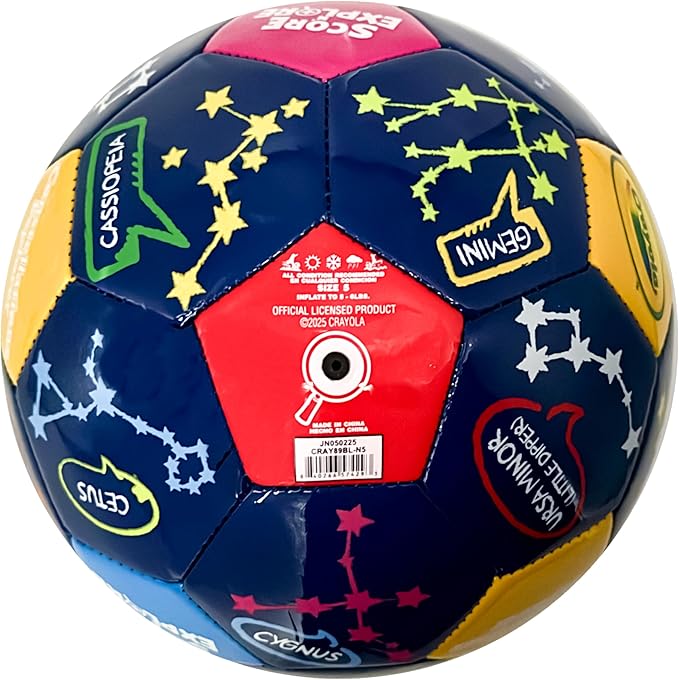Crayola Official Soccer Ball - Unisex Kids - Constellation Size 5