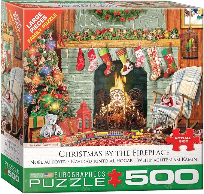 Christmas by The Fireplace