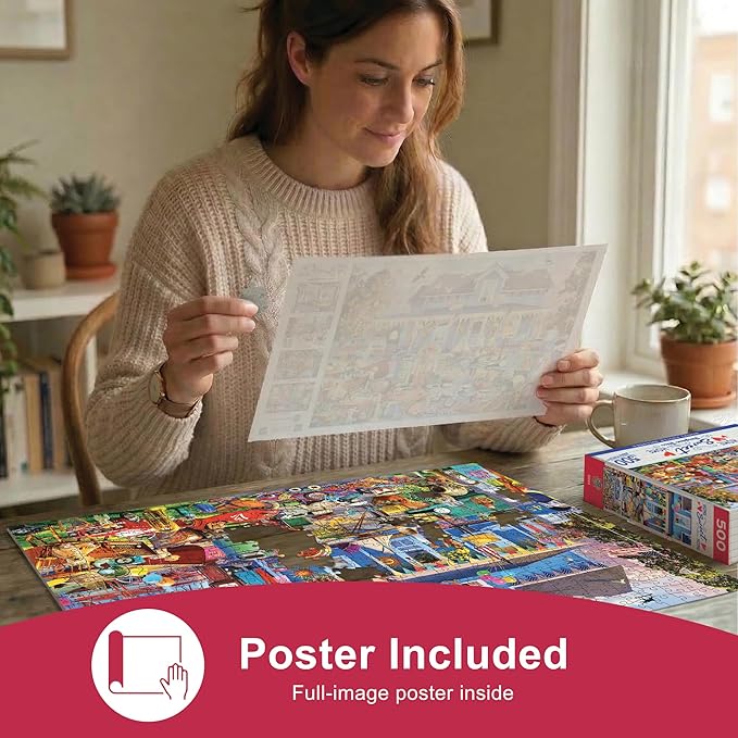 Masterpieces 500 Piece Jigsaw Puzzle for Adults, Family, Or Kids - Bargain Bliss - 15"x21"