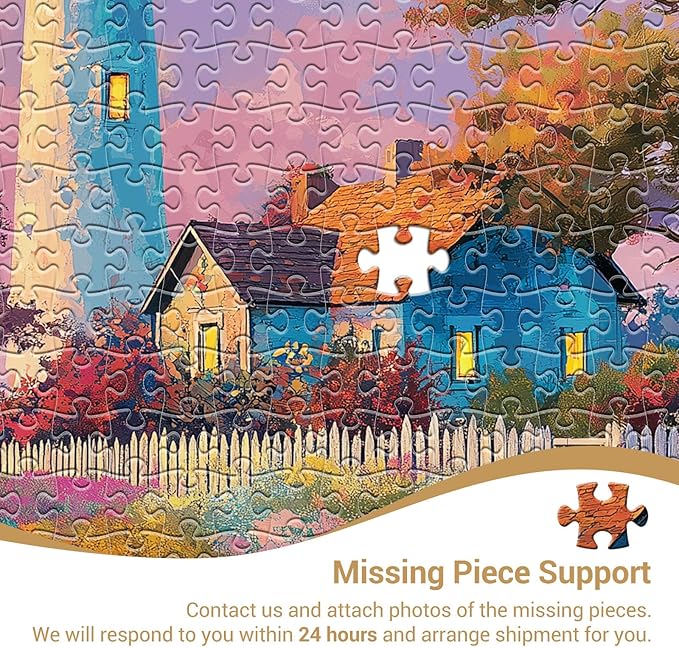 Lighthouse and Sailboat Puzzles for Adults 1000 Pieces, Impossible Hard Difficult Challenging Jigsaw Puzzle 1000 Pieces, Christmas Birthday Gifts Home Decor for Adults/Friends/Family