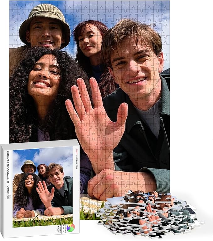 Custom Puzzle from Photos 1500 Pieces,Personalized Jigsaw Puzzle for Adult Kids, Make Your Own Photo Puzzle from Picture, Birthday Gift for Women Men GF BF Wedding Chrismas (1500 PCS-Vertical)