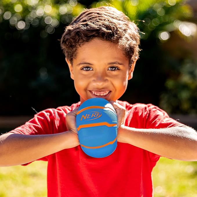 Nerf Mini Foam Sports Ball Set - Foam Football, Soccer Ball + Basketball Soft Sports Toy for Kids