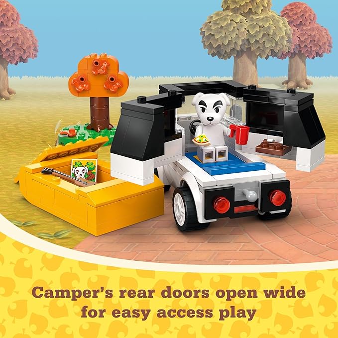 LEGO Animal Crossing K.K.’s Concert in The Plaza Building Toys Set - Animal Crossing Toy Figures & Playsets for Kids, Girls & Boys, Ages 7+ - Pretend Play Gift for Christmas - 77052
