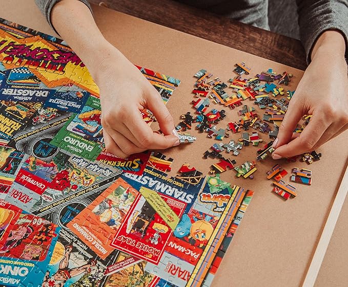 OG Gaming 1000-Piece Jigsaw Puzzle for Adults, Kids | Interactive Brain Teaser, Educational Toys & Games for Home, Indoor Activities, Building Sorting Toys for Creative Play