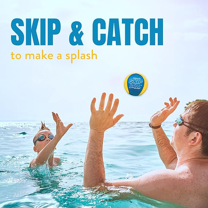 Activ Life The Ultimate Water Skip Balls, Water Bouncing Ball for Swimming Pool, Beach Toys for Friends, Family, Kids and Adults