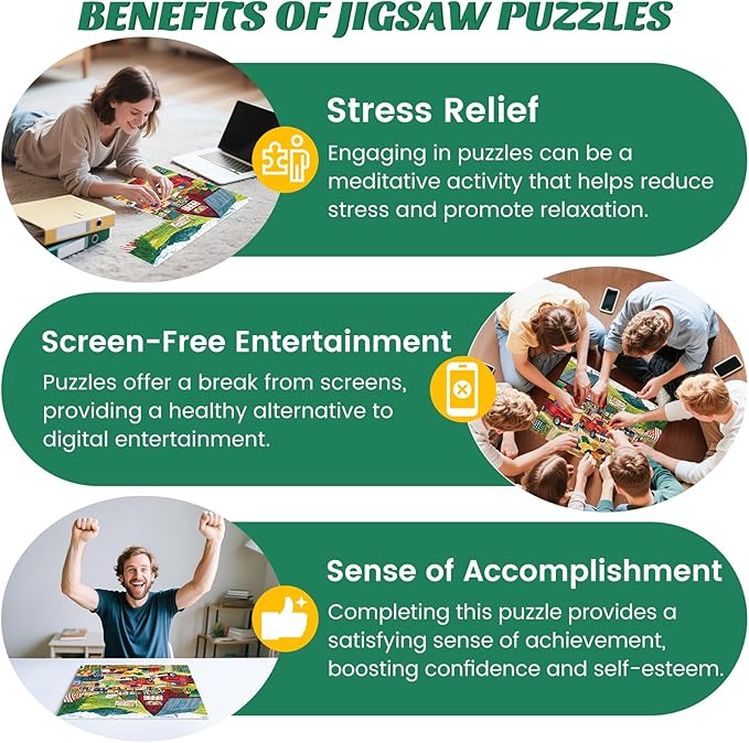 300 Piece Puzzles for Adults, Farmer’s Market Jigsaw Puzzle with Fresh Fruits, Large Piece Trucks Puzzle for Kids Ages 8-10 10-12, Fun Farm Countryside Puzzles,Family Game Great Gift 20.5 * 15in