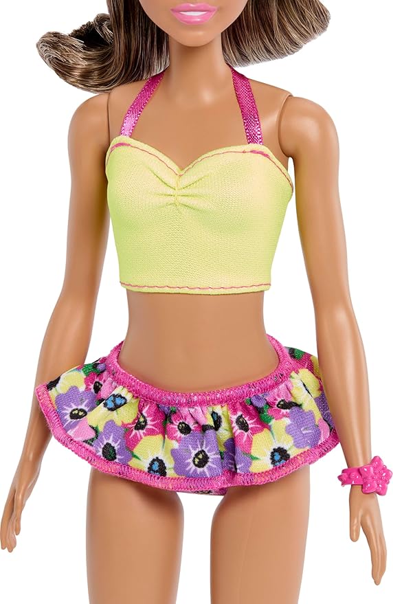 Barbie Style Fashion Dolls Set, Beach Inspired Looks and Accessories, 65th Anniversary Ken Doll