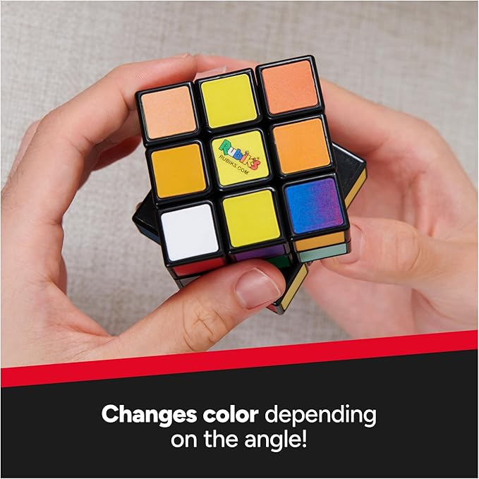 Rubik’s Cube, Impossible Cube, Advanced Color-Matching Puzzle, The Original Problem-Solving Brain Teaser Cube, Classic Color-Matching Puzzle, Fidget Toy, Sensory Puzzle for Ages 8 & Up