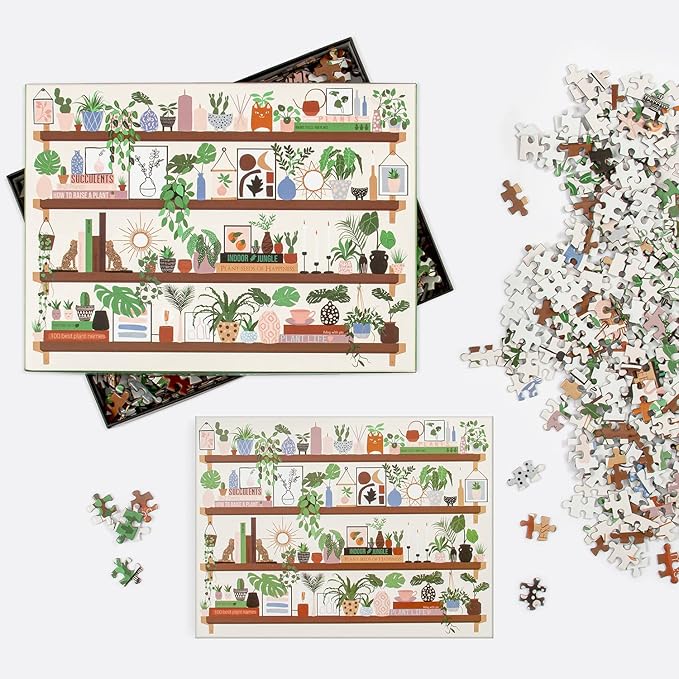 Galison Plant Shelfie 1000 Piece Puzzle Artic