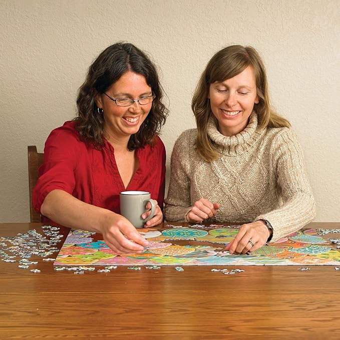 Cobble Hill 1000 Piece Puzzle - Easter Eggs - Sample Poster Included