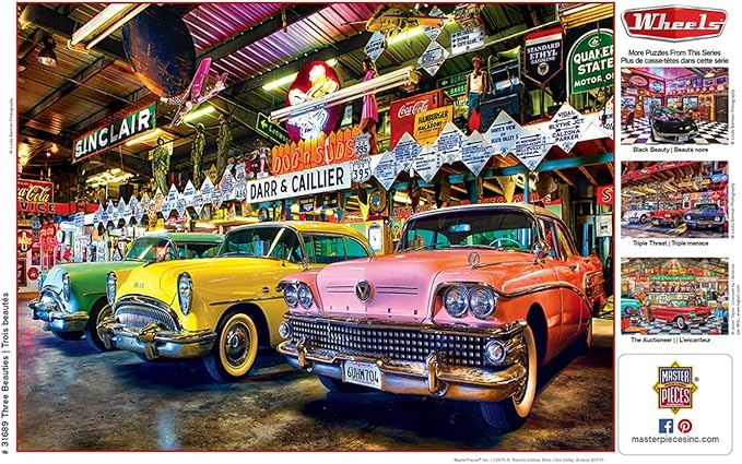 MasterPieces 750 Piece Jigsaw Puzzle for Adults, Family, Or Youth- Three Beauties - 18"x24"