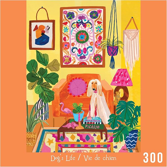 RoseArt - Hebe Studio - Dog's Life - 300 Piece Jigsaw Puzzle for Adults