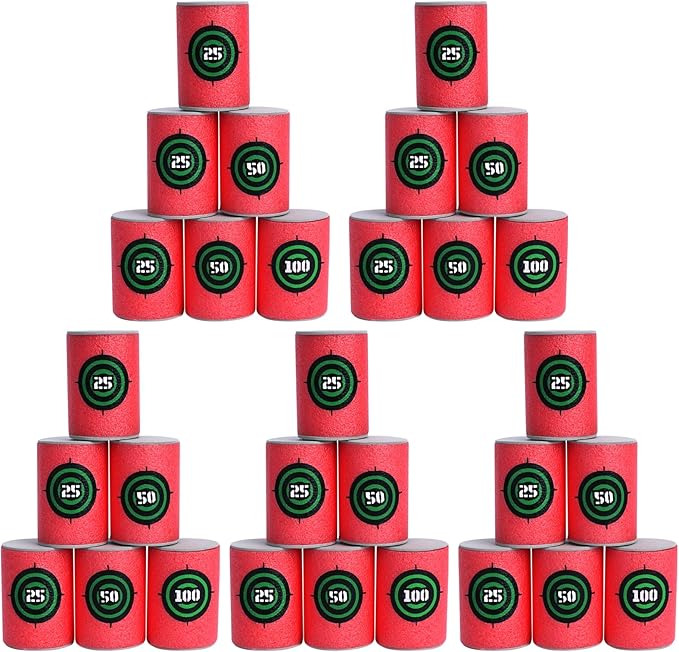 POKONBOY Soft Bullet Target, EVA Bullet Dart Target Compatible with Nerf Blasters Guns