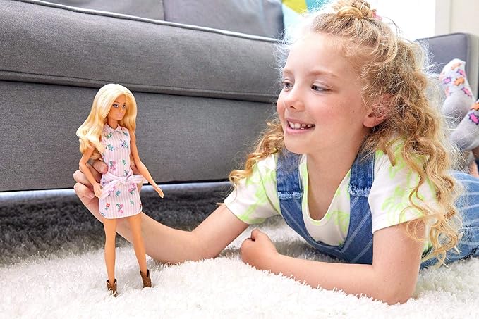 Barbie Fashionistas Doll with Long Blonde Hair - Floral Outfit