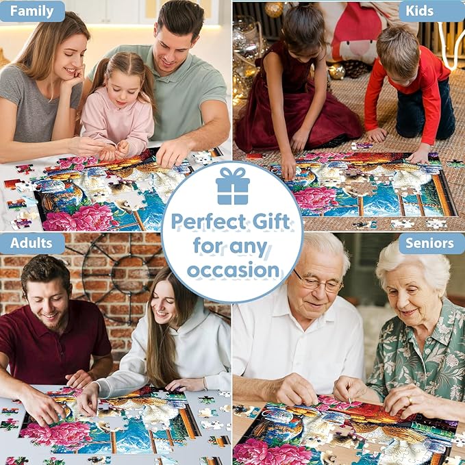 100 Piece Puzzles - Cute Ragdoll Cats Puzzles for Kids Ages 4-6 6-8 8-10, Large Piece Puzzle for Seniors for Elderly Activity for Adults Kids Puzzle Ages 5-8 Great Gift for Boys Girls