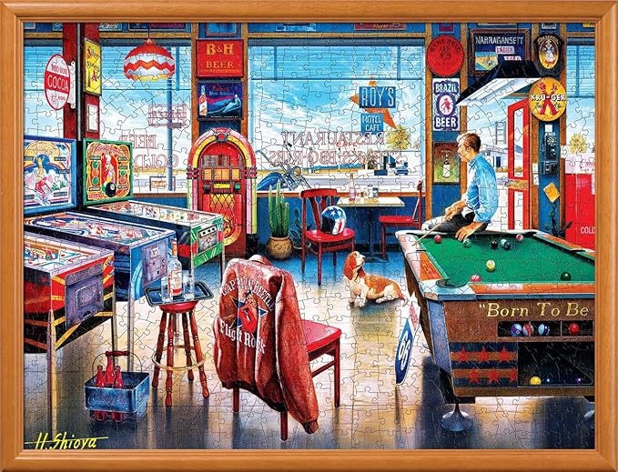 Masterpieces 550 Piece Jigsaw Puzzle For Adults and Family - Pockets Pool & Pub - 18"x24"