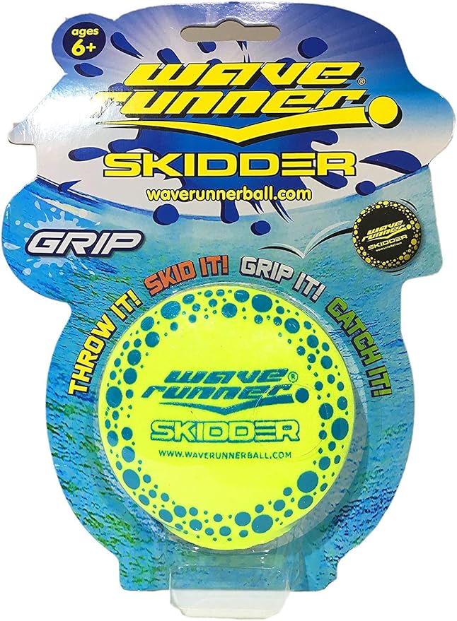Wave Runner Water Bouncing Frisbee- Disc That Bounces, Skids, and Skips On Water | The Perfect Beach and Pool Toy (Color May Vary)