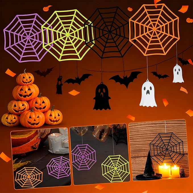 (1000pcs Halloween Spider Web)