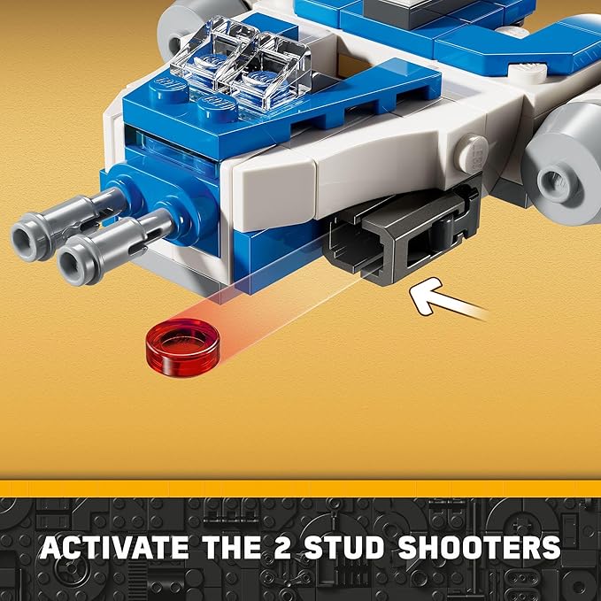 LEGO Star Wars: The Clone Wars Captain Rex Y-Wing Microfighter Building Set, Collectible Star Wars Y-Wing Toy for Kids with Captain Rex Minifigure, Gift for Boys & Girls Ages 6 and Up, 75391