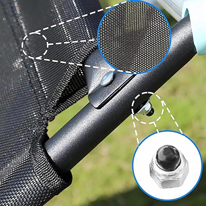 Trampoline Slide Ladder Width 22", Universal Trampoline Accessories Slide with Strong Tear Resistant Fabric, Sturdy Bounce Trampoline Slider for Kids Climb Up&Slide Down