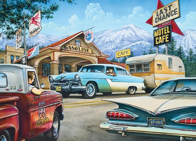 MasterPieces 1000 Piece Jigsaw Puzzle for Adults, Family, Or Youth - On The Road Again - 19.25"x26.75"