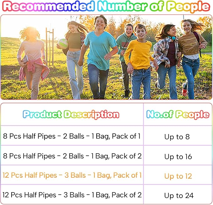 Team Building Games Activities, Pipeline Kit Group Games, Ice Breaker, Teamwork Games, Field Day Outdoor Youth Sports