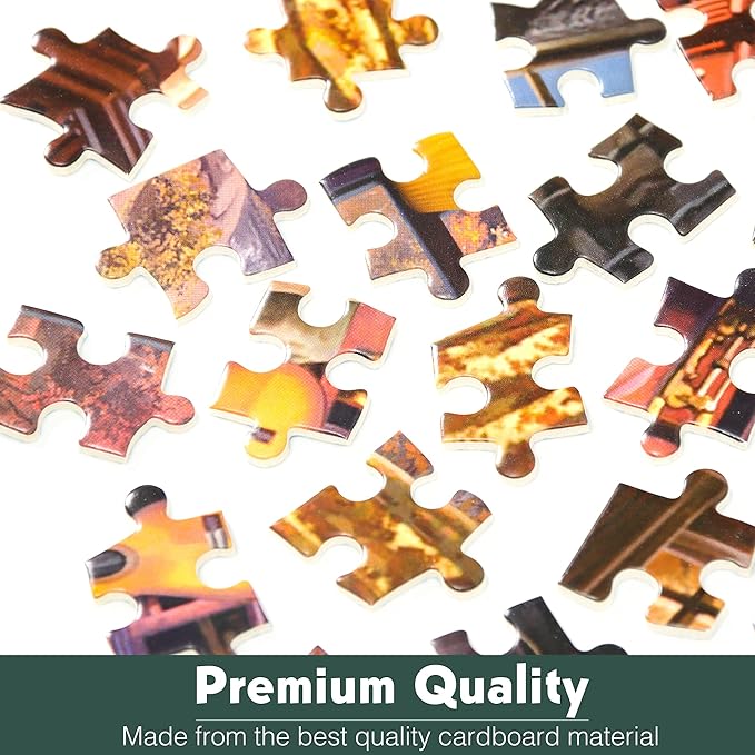 Lavievert Jigsaw Puzzle 500 Piece Puzzle for Adults - Leisure Time