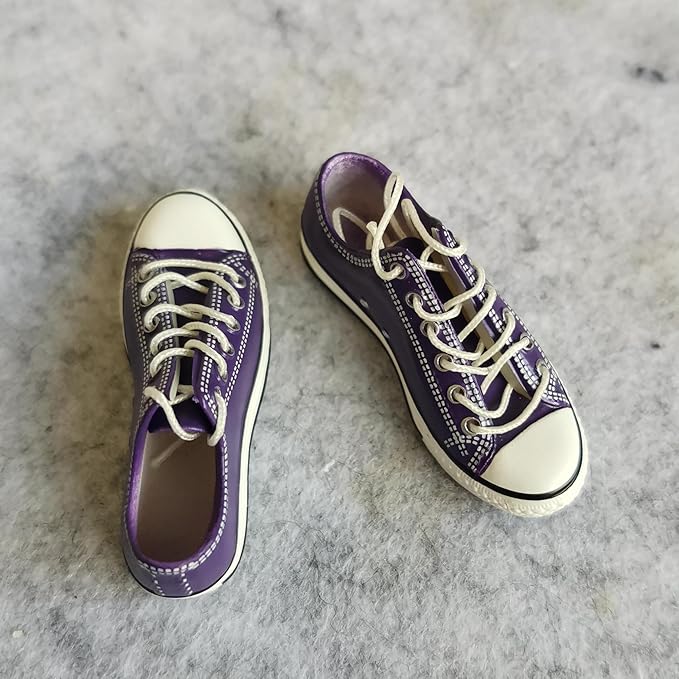 1:6 Scale Figure Shoes Sneakers Shoe for 1/6 12 inch Female Action Figure Phicen TBLeague (Purple)