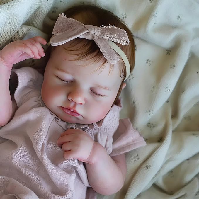 Zero Pam Reborn Baby Dolls-20 in Reborn Baby Dolls Silicone Full Body, Anatomically Correct Realistic Babys Doll, Full Silicone Real Life Newborn Doll (Modern)