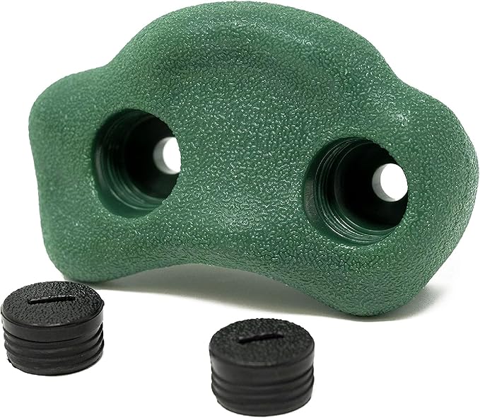 Squirrel Products Rock Climbing Holds for Kids, Deluxe Extra Large Climbing Rocks with Mounting Hardware - DIY Rock Wall Indoor & Outdoor Playground Accessories Wall Climbing Kit - Ages 3+