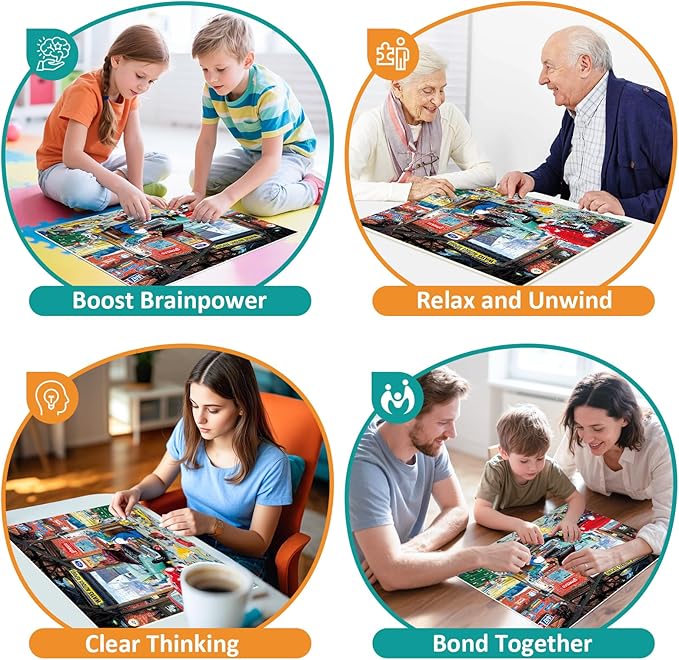 300 Piece Puzzles for Adult,Cute Cat Cool Car Puzzle for Kids Adult Seniors,Unique Auto Repair Shop Jigsaw Puzzle for Kids Ages 8-10 10-12,Challenging Family Game Gift for Friends Men Women,20.5*15 In