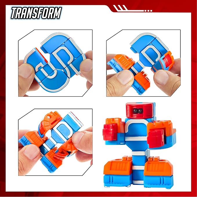 JOYIN 10 Pcs Number Robots Educational Toys, Number Robots, Action Figure Learning Toys, Birthday Gifts for Kids Boys Girls 3 4 5 6 Years Old