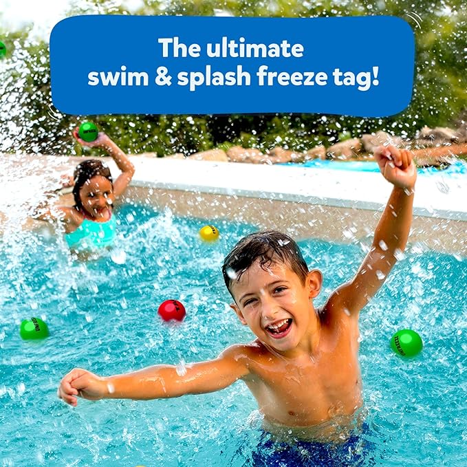 Skillmatics Color Hitz Pool Toys - Swim & Splash Freeze Tag, Perfect for Swimming Pool & Summer Fun for Kids, Gifts for Boys & Girls Ages 6, 7, 8, 9 and Up