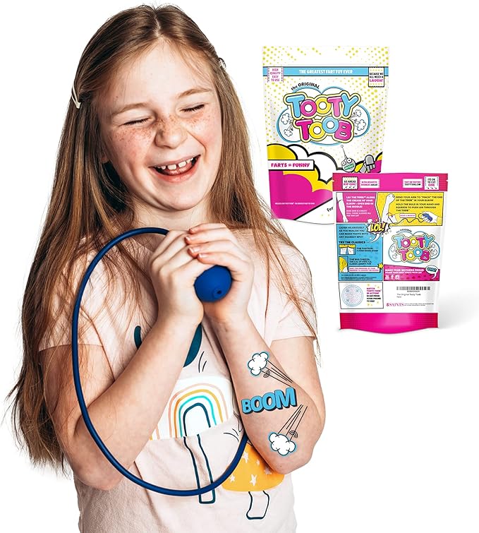 Fart Toy, Hilarious, Ultra-Realistic Farting Sounds, Funny Family Joke Pranks, Gag Gift and Stocking Stuffer, Easy to Use, Super Durable.
