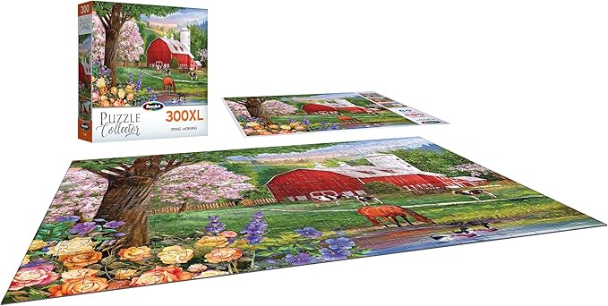 RoseArt - Puzzle Collector - Spring Morning - 300XL Piece Jigsaw Puzzle for Adults