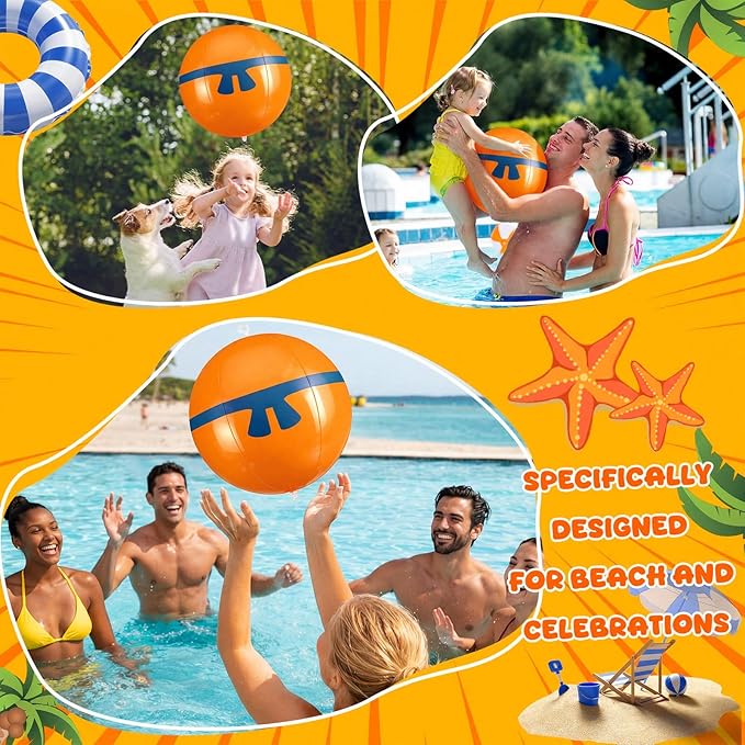 Soulchen 12 Pack Anime Beach Ball 8 Inch Inflatable Beach Balls Bulk Cartoon Blow up Summer Pool Toys for Adults Game Party Favors for Birthday Summer Outdoor Anime Birthday Pool Party Supplies