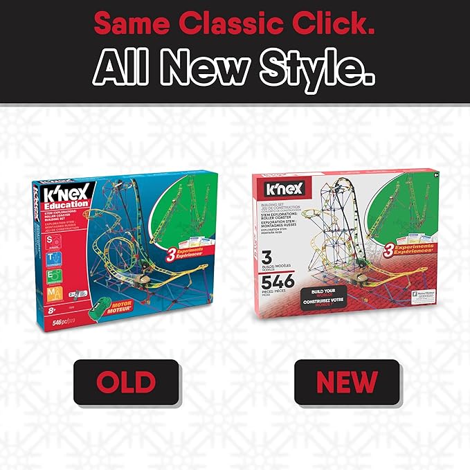K'NEX Education - STEM Explorations: Roller Coaster Set ‚ 546 Pieces, Creative Building Set‚ Ages 8+