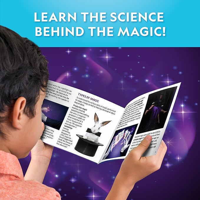 National Geographic Mega Magic Set - More Than 75 Magic Tricks for Kids to Perform with Steps, Video Instructions for Each Trick Provided by a Professional Magician (Amazon Exclusive)