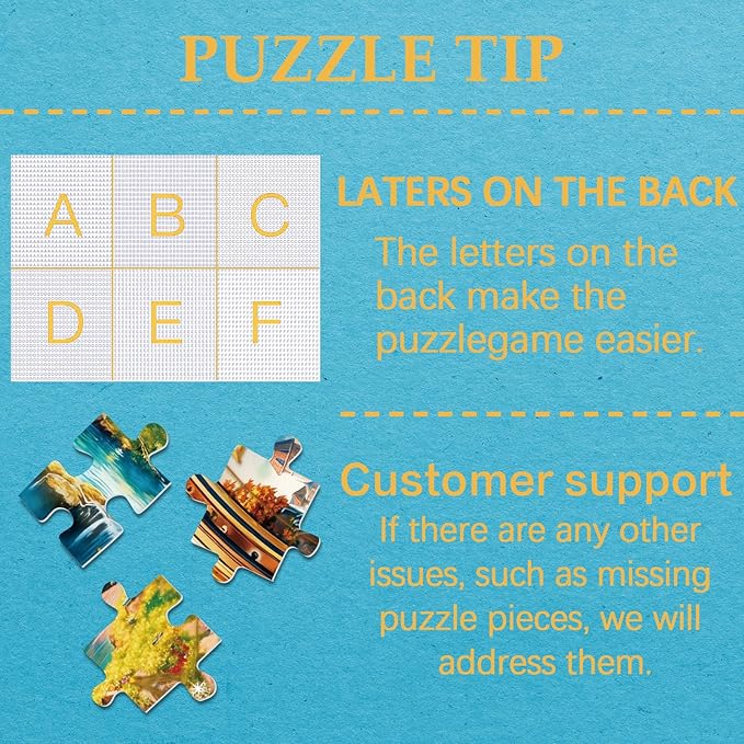 Landscape Clock Puzzles for Adults 1000 Pieces, Art Nature Mountain Flower Plant Jigsaw Puzzles, Challenging Colorful Scenic River Cabin Watch Spring Puzzle