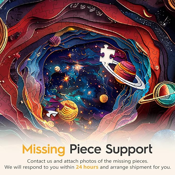 Masseruon 1000 Piece Puzzle for Adults, 26.6 * 26.6in Universe Puzzle for Adults, 1000 Pieces Flat Puzzles with 3D Visual Effect When Completed, Adult Puzzles Games