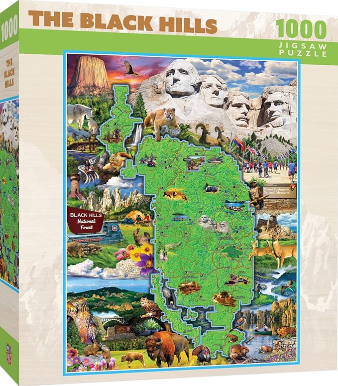 MasterPieces 1000 Piece Jigsaw Puzzle for Adults, Family, Or Kids - Black Hills