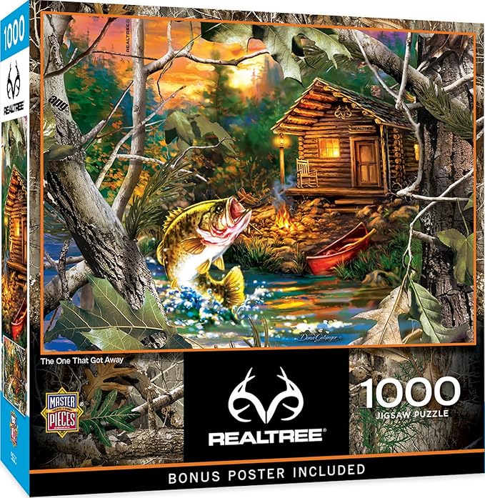 MasterPieces 1000 Piece Jigsaw Puzzle for Adults, Family, Or Youth - The One That Got Away - 19.25"x26.75"