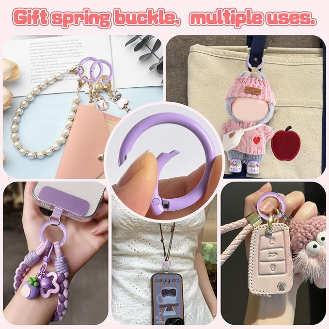 Premium Doll Shoes for Lububu, Cute Doll Shoes for 4-7in Dolls, Ideal for Lububu Outfits(Purple Clog Shoes)