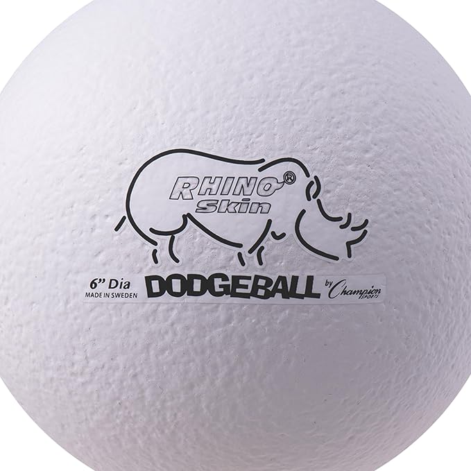Champion Sports® Rhino Skin® Low Bounce Dodgeball Sets & Singles for Playground, PE, Backyard & League Games – Team Sports Equipment for Youth & Adults