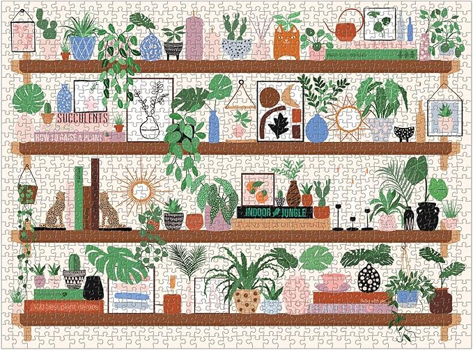 Galison Plant Shelfie 1000 Piece Puzzle Artic