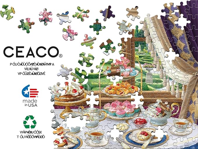 Ceaco - English Breakfast - 1000 Oversized Piece Jigsaw Puzzle