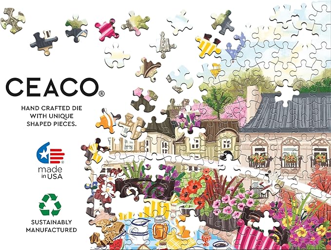 Ceaco - EZ2Hold - Olivia Gibbs - Perfect Paris - 500 Piece Jigsaw Puzzle for Adults - Challenging Puzzle Perfect for Game Nights - Finished Size is 26 x 19
