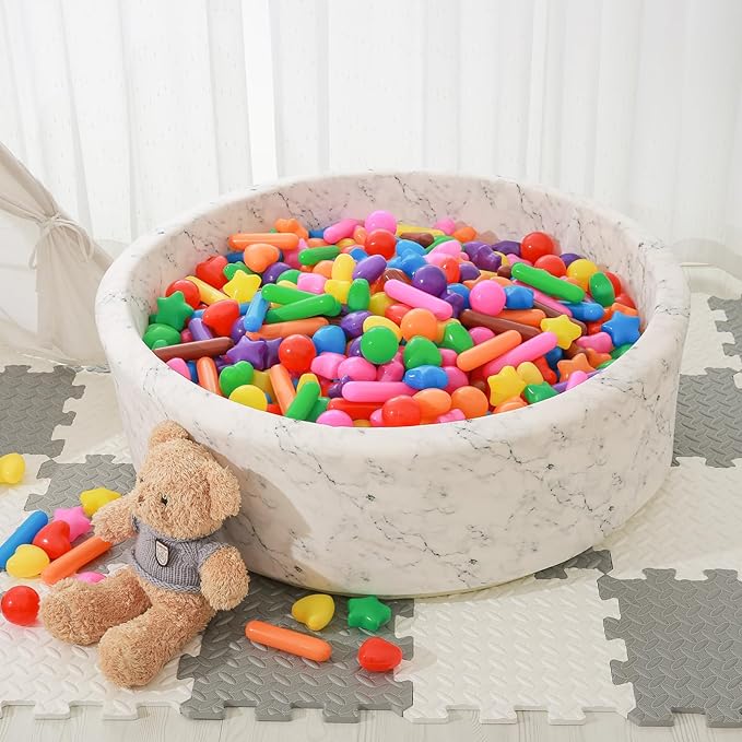 STARBOLO Ball Pit Balls for Kids -Pack of 150 200 500 Colorful Ball Pit Balls Crush Proof Plastic Toy Balls for Toddlers Ball Pit, Ball Pit Play Tent, Baby Pool Water Toys
