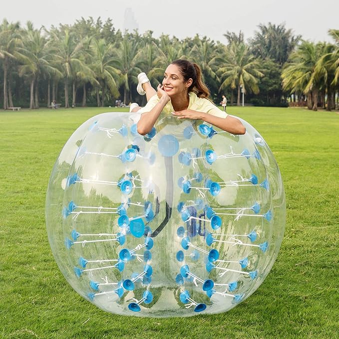 Bumper Bubble Soccer Balls for Teens/Adults, Body Zorb Ball Dia 4FT/5FT(1.2m/1.5m) 1 Pack