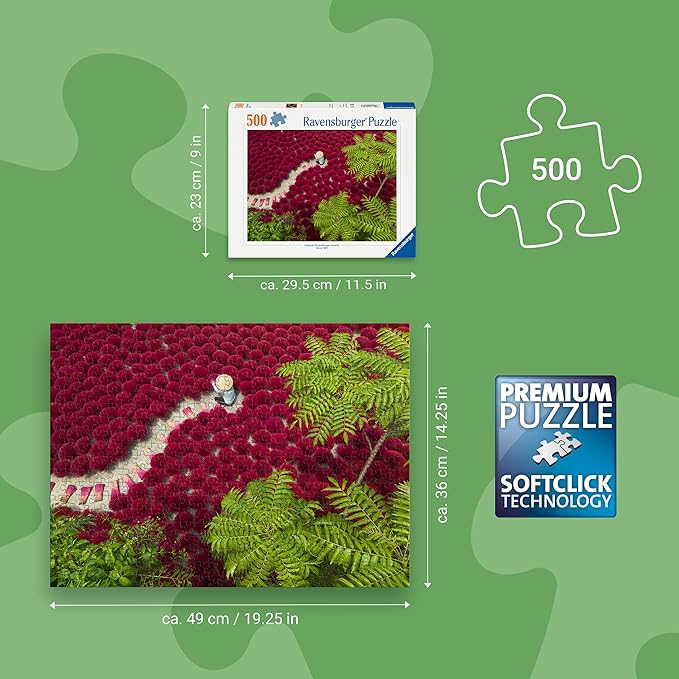 Ravensburger A Sea of Red 500 Piece Puzzle for Adults